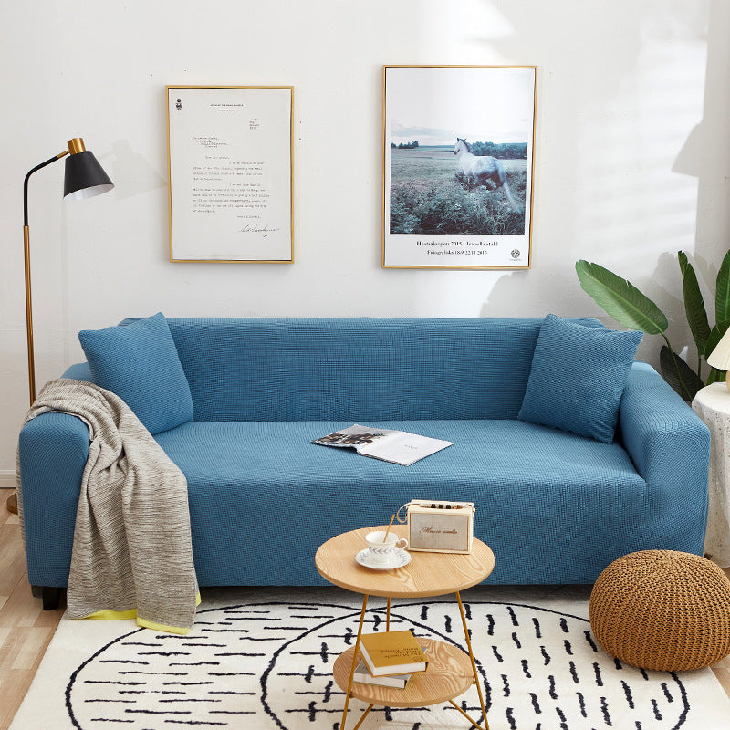 🛋️✨ Jacquard kötött, rugalmas kanapéhuzat