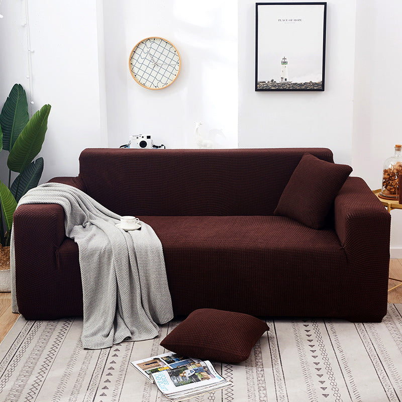 🛋️✨ Jacquard kötött, rugalmas kanapéhuzat