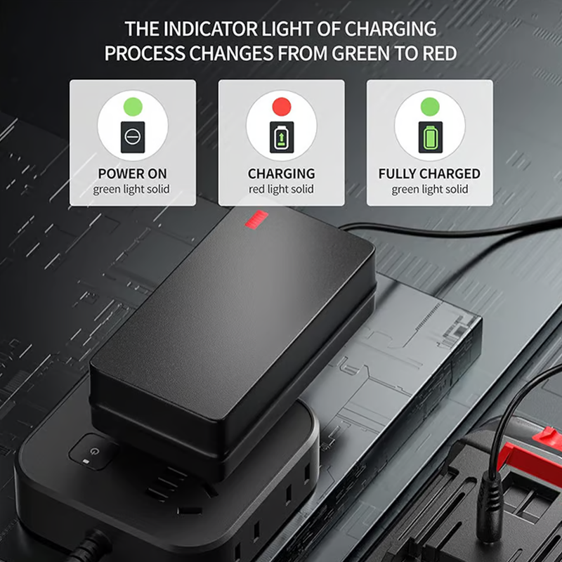 🔌 Intelligens 4-utas lítium-ion töltő – Automatikus felismerés, túltöltés-védelem, USB/hálózati opciók. Minden akkumulátorod biztonságban!