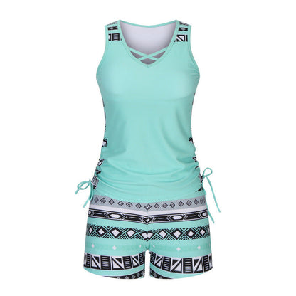 👙 S-3XL Tankini fürdőruha – Mintás, kétrészes, kényelmes. A te nyári partnered! 🏖️✨
