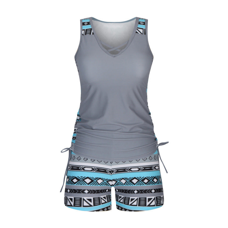👙 S-3XL Tankini fürdőruha – Mintás, kétrészes, kényelmes. A te nyári partnered! 🏖️✨