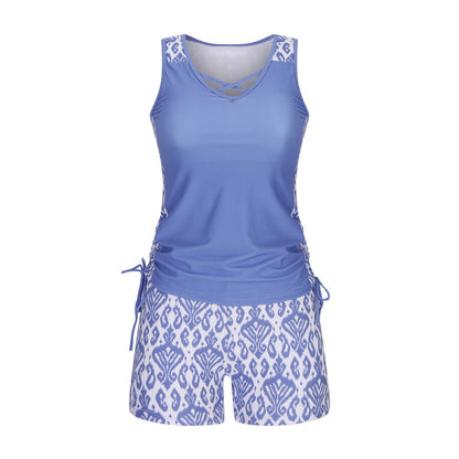 👙 S-3XL Tankini fürdőruha – Mintás, kétrészes, kényelmes. A te nyári partnered! 🏖️✨