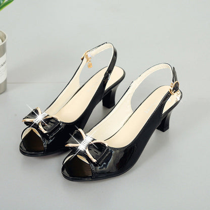 👡 Elegáns nyitott orrú női szandál hátsó pánttal – Kényelem és stílus minden lépésben!