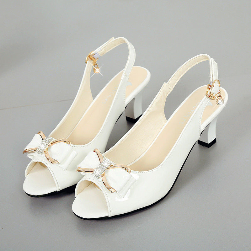👡 Elegáns nyitott orrú női szandál hátsó pánttal – Kényelem és stílus minden lépésben!