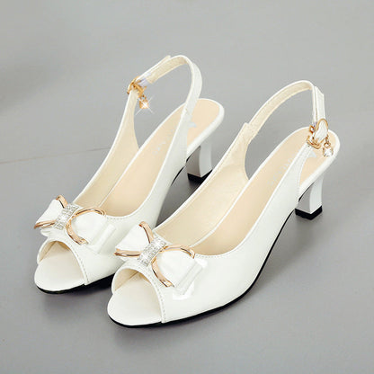 👡 Elegáns nyitott orrú női szandál hátsó pánttal – Kényelem és stílus minden lépésben!