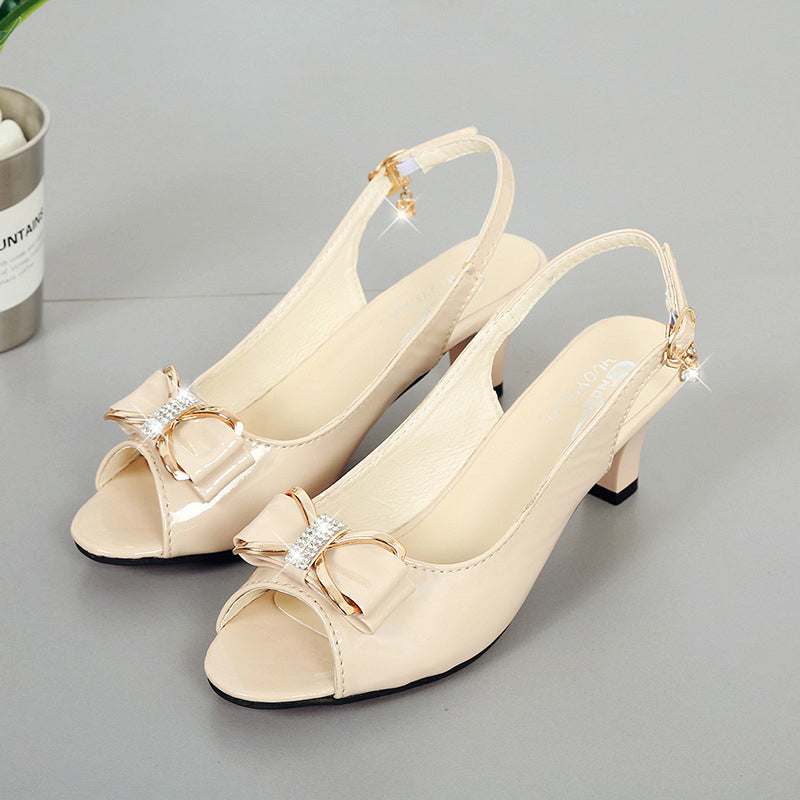 👡 Elegáns nyitott orrú női szandál hátsó pánttal – Kényelem és stílus minden lépésben!
