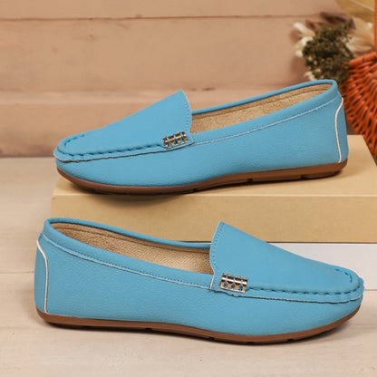 🥿 Női PU-bőr lapos talpú loafer – Kényelmes elegancia minden lépésben!