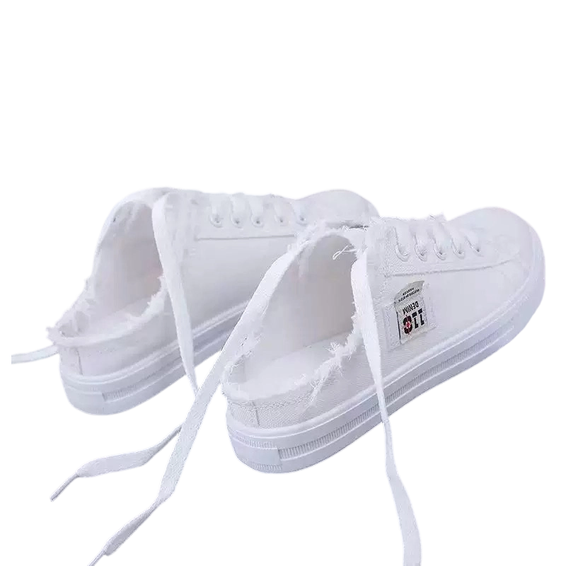 👟☀️ Női farmer slip-on papucs – Kényelmes talp, laza stílus. Nyárra készülve! 🥰