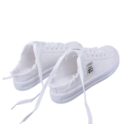 👟☀️ Női farmer slip-on papucs – Kényelmes talp, laza stílus. Nyárra készülve! 🥰