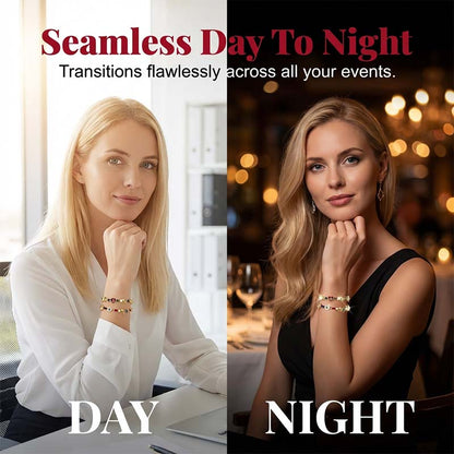 🌙 Csillagos égbolt témájú karkötő – színes kristályokkal, titokzatos dizájnnal – Raktáron, utánvéttel 🔮✨