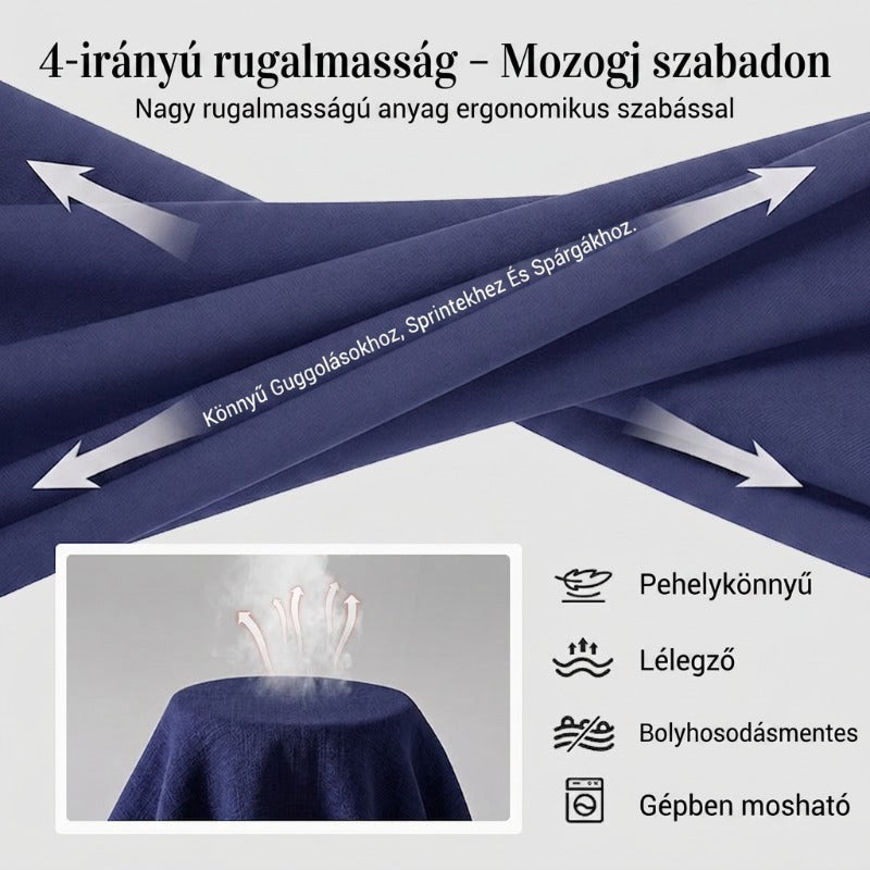 ✨【S-2XL】👖 Női magas derekú, smokkolt bő harem nadrág – kényelmes, lezser, stílusos